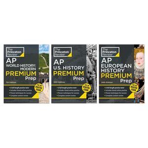 AP History Test Prep Power Pack - 3-Book Complete Bundle Set